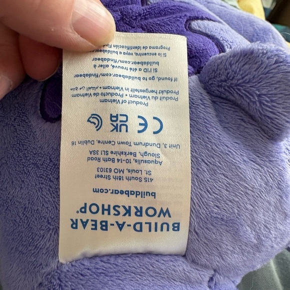 Disney X Build-A-Bear Halloween wicked mischief Purple Stitch Plush - Picture 6 of 9